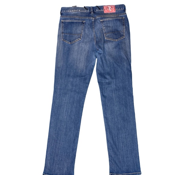 LOYAL MUSE Embroidered Blue Jeans for Women Sz 14 Red Blue - Picture 6 of 9